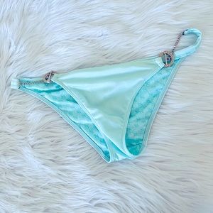 Blue Victoria Secret Bikini Bottoms